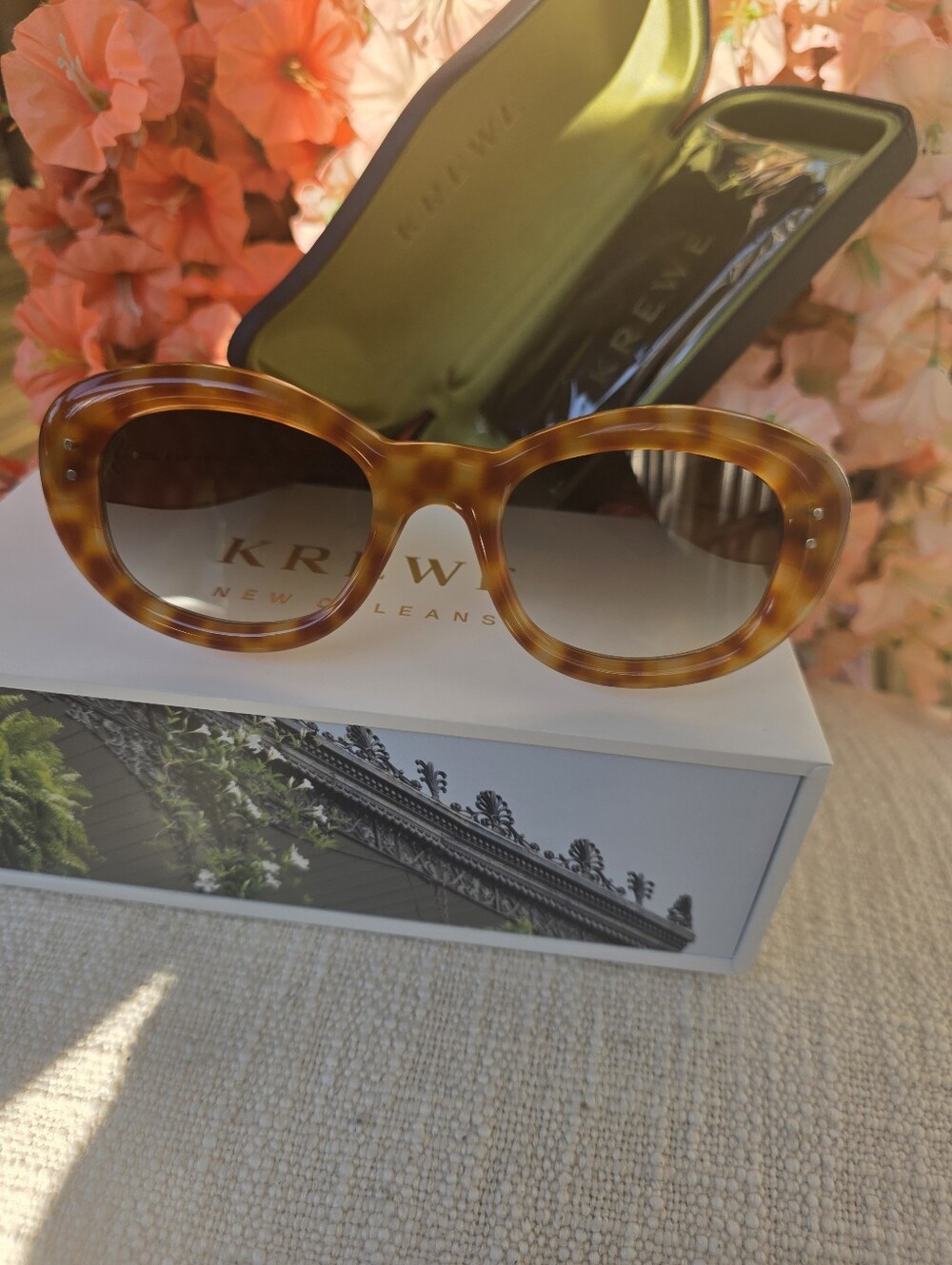 KREWE 'Margaret' Acetate Sunglasses - Picture 3 of 8